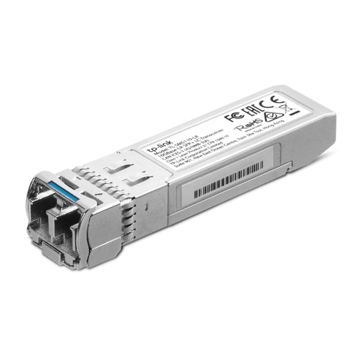 [4897098682807] TP-Link TL-SM5110-LR 10GBase-LR SFP+ LC Transceiver Hot-Pluggable, Supports Digital Diagnostic Monitoring, SFP+ MSA Compatible, 10KM