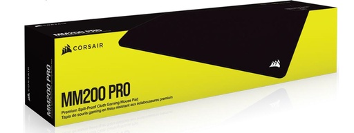 [840006629450] Corsair MM200 PRO Premium Spill-Proof Cloth Gaming Mouse Pad – Heavy XL - 450mm x 400mm surface, Black Surface