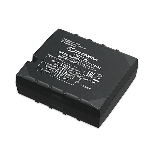 [4779027312514] Teltonika Hard Wired Fleet Management System - High Gain GNSS and IoT/GSM Antennas, Internal Backup Battery