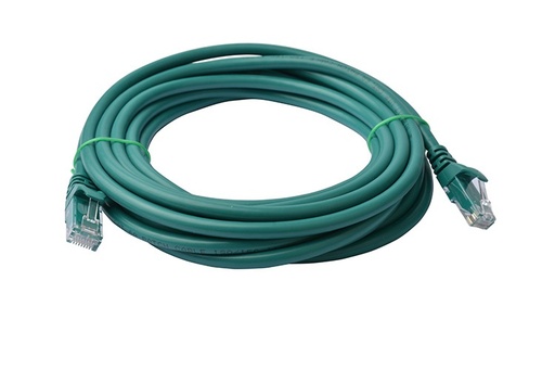 [9341756013199] 8Ware CAT6A Cable 5m - Green Color RJ45 Ethernet Network LAN UTP Patch Cord Snagless