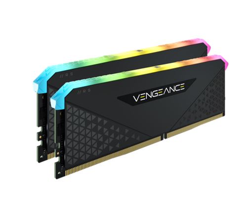 [840006650553] (LS) Corsair Vengeance RGB RT 32GB (2x16GB) DDR4 3200MHz C16 16-20-20-38 Black Heatspreader Desktop Gaming Memory for AMD