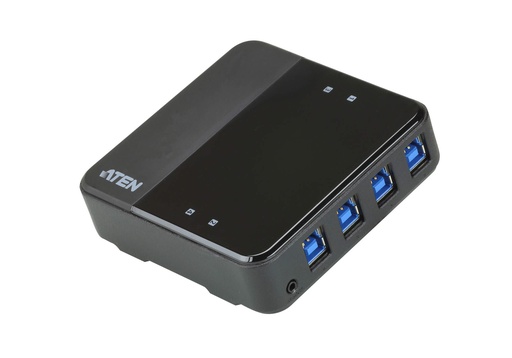 [4719264646744] Aten Peripheral Switch 4x4 USB 3.1 Gen1, 4x PC, 4x USB 3.1 Gen1 Ports, Remote Port Selector, Plug and Play