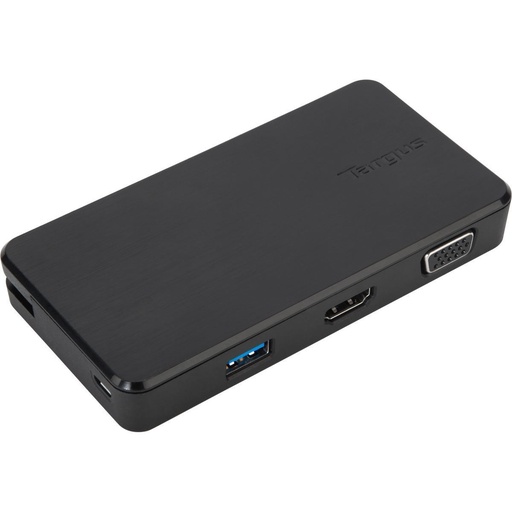 [92636325305] Targus USB 3.0  USB-C Dual Travel Dock Connects 2 monitors, 1x HDMI 1x VGA, Supports Projectors and HDTVs, PCs, Macs, and Android Devices
