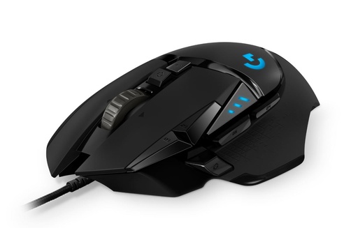 [97855142009] Logitech G502 Hero High Performance Gaming Mouse11 Programmable Buttons 16,000 DPI Tunable weight RGB 1ms 121g 2.1m