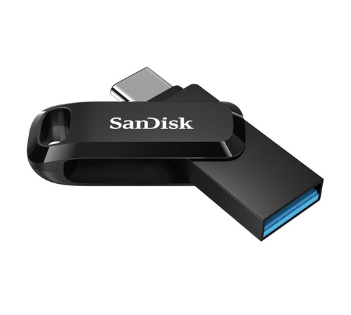 [619659177171] SanDisk 64GB Ultra Dual Drive Go 2-in-1 USB-C  USB-A Flash Drive Memory Stick 150MB/s USB3.1 Type-C Swivel for Android Smartphones Tablets Macs PCs