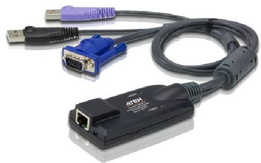 [4710423777866] Aten VGA USB Virtual Media KVM Adapter with Smart Card Support for KN, KM series