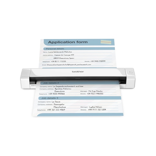 [4977766800525] Brother DS-640 MOBILE DOCUMENT SCANNER 15 ppm Mono  Colour (300dpi) USB Bus Power