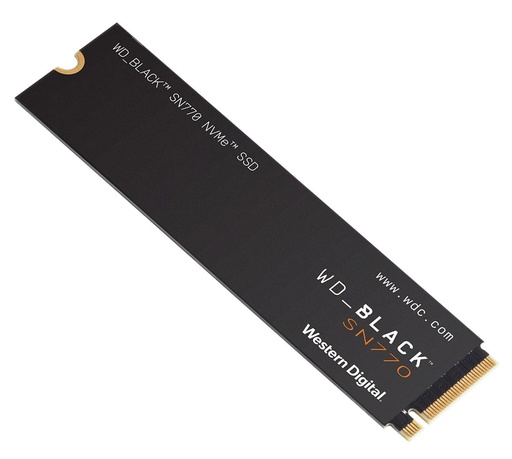 [718037887302] Western Digital WD Black SN770 500GB Gen4 NVMe SSD - 5000MB/s 4000MB/s R/W 300TBW 460K/800K IOPS 1.75M Hrs MTBF M.2 PCIe4.0 5yrs ~WDS500G1B0E