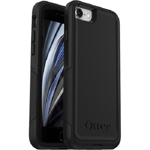 [660543425519] OtterBox Commuter Apple iPhone SE (3rd  2nd Gen) and iPhone 8/7 Case Black - (77-56650), DROP+ 3X Military Standard, Dual-Layer, 7 Years Warranty
