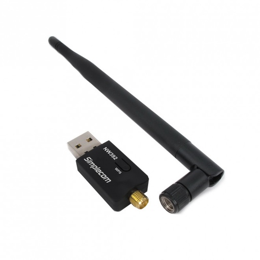 [9350414000563] Simplecom NW392 USB Wireless N WiFi Adapter 802.11n 300Mbps 5dBi Antenna