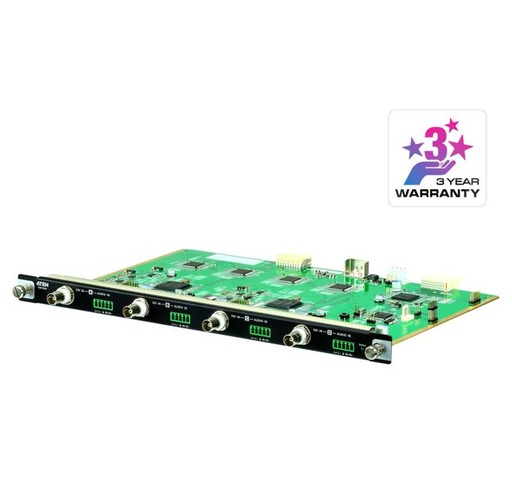 [KVA-VM7404] Aten VM7404 4-Port SDI Input Board for VM1600A/VM3200, Connects up to 4SDI inputs, Supports SD-SDI, HD-SDI and 3G-SDI formats