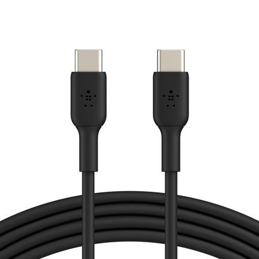 [745883788231] Belkin BoostCharge USB-C to USB-C Cable (1m/3.3ft) - Black (CAB003bt1MBK),480Mbps,8K+ bend,Samsung Galaxy,iPad,MacBook,Google,OPPO,Nokia,2YR