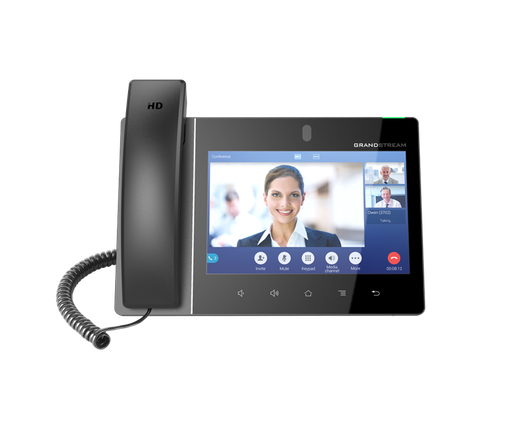 [6947273702856] Grandstream GXV3380 16 Line Android IP Phone, 16 SIP Accounts, 1280 x 800 Colour Touch Screen, 2MB Camera, Built In Bluetooth+WiFi, Powerable Via POE