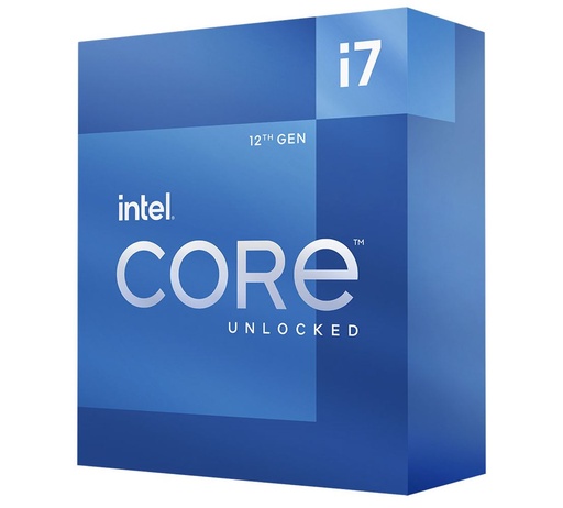 [5032037233989] Intel i7 12700K CPU 3.6GHz (5.0GHz Turbo) 12th Gen LGA1700 12-Cores 20-Threads 25MB 125W UHD Graphic 770 Unlocked Retail Box Alder Lake no Fan