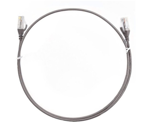 [744109262784] 8ware CAT6 Ultra Thin Slim Cable 10m - Grey Color Premium RJ45 Ethernet Network LAN UTP Patch Cord 26AWG for Data