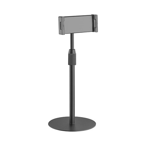 [6956745163477] Brateck Ball Join designHight Adjustable tabletop Stand for Tablets  Phones Fit most 4.7”-12.9” Phones and Tablets - Black (LS)