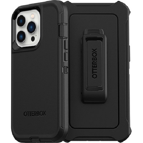 [840104264560] OtterBox Defender Apple iPhone 13 Pro Case Black - (77-83422), DROP+ 4X Military Standard, Multi-Layer, Included Holster, Rugged,7 Years Warranty