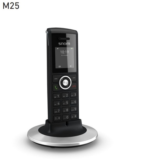 [4260059581844] SNOM M25 Office Handset, Colour Screen, 75 Hours Standby Time, 3.5mm Headset Jack,  Multiple Language Support