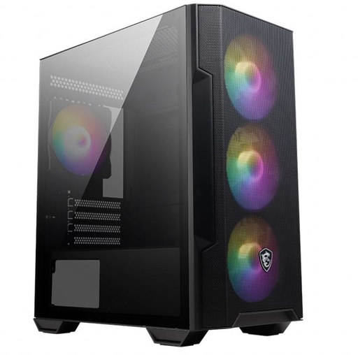 [4719072932220] MSI MAG FORGE M100R Micro ATX Case, 1x USB 3.2, 2x USB 2.0, 1x Audio, 1x Mic, 4x PCI-E, 2x 2.5", 2x 3.5", Micro ATX / Mini ITX