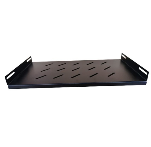 [ACC-FSHELF275] LDR Fixed 1U 275mm Deep Shelf Recommended for 19" 450/550mm Deep Cabinet - Black Metal Construction