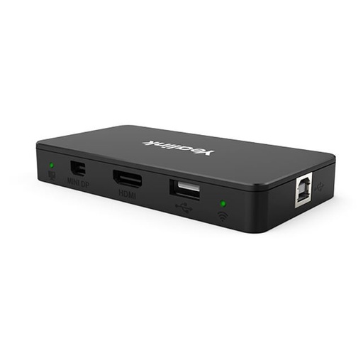 [6938818302976] Yealink MShare Content Sharing Adapter, 1080P/30FPS Screen Sharing, Multiple Interfaces for video  audio, 1.2m HDMI Cable, 1.2m mini-DP Cable