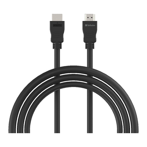 [4895117965771] Verbatim HDMI 1.4b Cable 1m - Support 4K FHD, 3D Compatible, Audio Return Channel (ARC) HIgh Performance Premium Cable. Black Colour