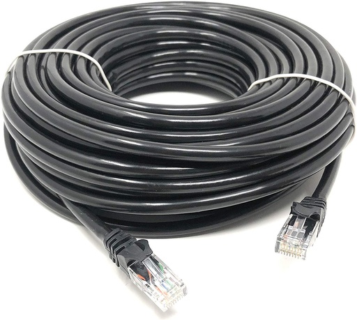 [9420066900112] 8Ware CAT6A Cable 10m - Black Color RJ45 Ethernet Network LAN UTP Patch Cord Snagless