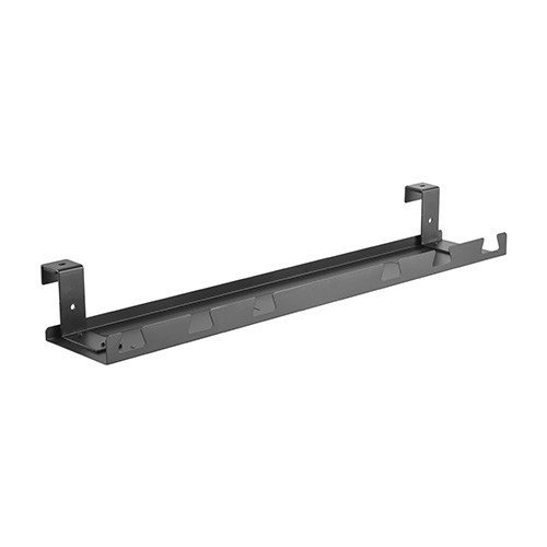 [6956745166218] Brateck Under-Desk Cable Management Tray  Dimensions:590x131x74mm -- Black(LS)