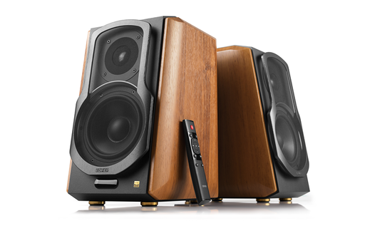 [6923520268177] Edifier S1000MKII 2.0 Active Lifestyle Bookshelf Bluetooth Studio Speakers Brown