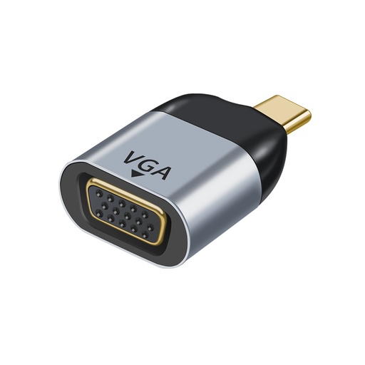 [9320652021040] Astrotek USB-C to VGA Male to Female Adapter support 1080P@60Hz QXGA QWXGA WUXGA UXGA for iPad Pro Macbook Air Samsung Galaxy MS Surface Dell XPS