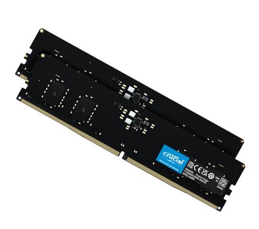 [649528905642] Crucial 16GB (2x8GB) DDR5 UDIMM 4800MHz CL40 Desktop PC Memory