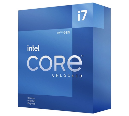 [5032037234047] Intel i7 12700KF CPU 3.6GHz (5.0GHz Turbo) 12th Gen LGA1700 12-Cores 20-Threads 25MB 125W Graphic Card Required Unlocked Retail Box Alder Lake no Fan