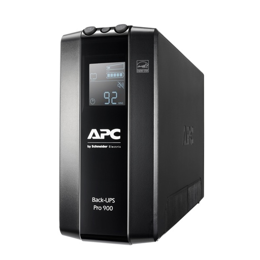 [731304346944] APC Back-UPS Pro 900VA/540W Line Interactive UPS, Tower, 230V/10A Input, 6x IEC C13 Outlets, Lead Acid Battery, LCD, AVR