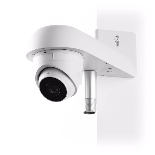 [810084694374] Ubiquiti Camera Arm Mount, Arm Mount Accessory Attaches the G5 Turret Ultra Camera to a Wall/Corner/ Pole,Outdoor Waterproof,	IP66,  White, 2Yr Warr